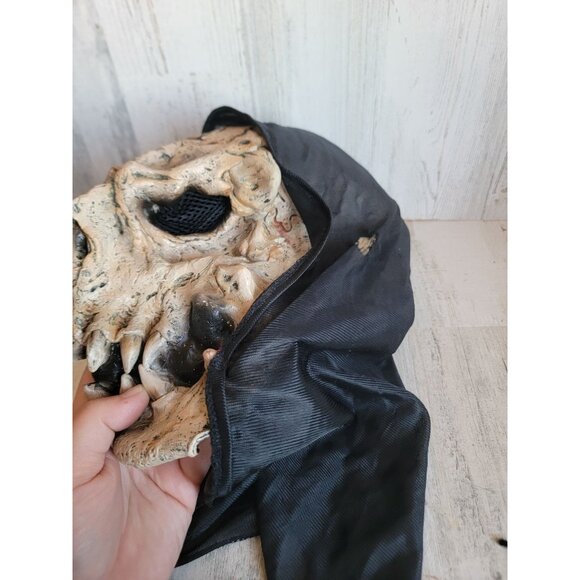 Scary skull skeleton adult costume mask scary Halloween skeleton - Picture 5 of 7